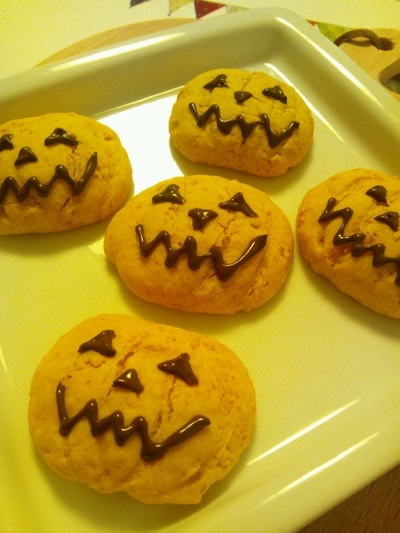 ハロウィンに☆かぼちゃのソフトクッキー