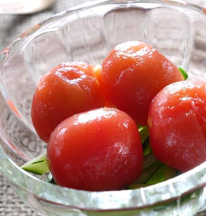 <プチトマトのハチミツ漬け>