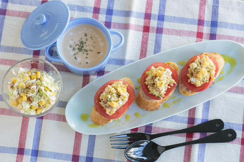 オープンサンド スープ サラダが一気に完成 朝食を手軽に作るコツ くらしのアンテナ レシピブログ