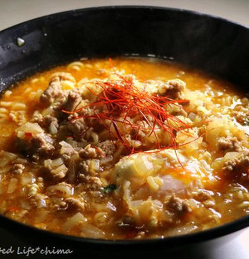 韓国のピリ辛人気麺♪「辛ラーメン」をアレンジしてさらに美味しく！