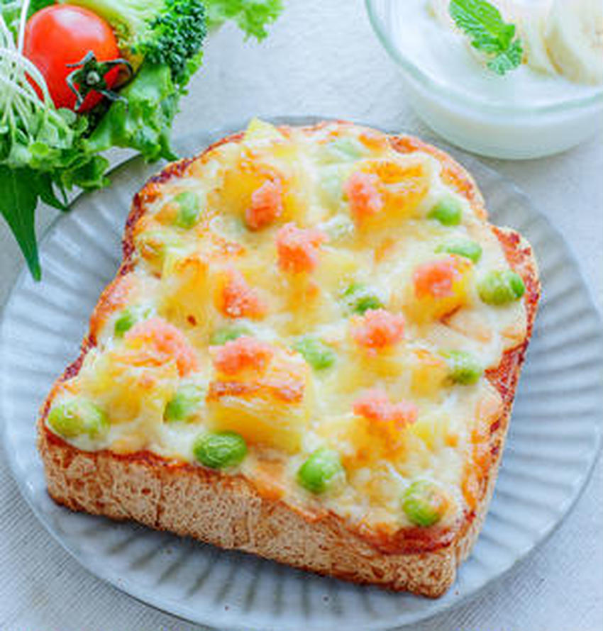 朝からしっかり食べよう！とろ～り濃厚「明太チーズトースト」