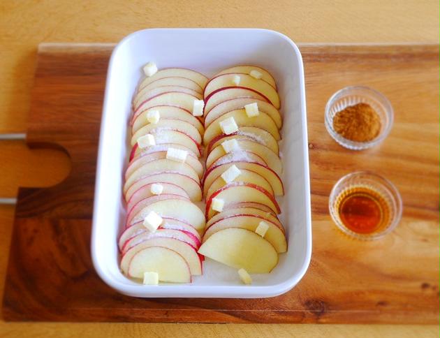 レンチン一発で簡単にできる 食べ方いろいろ りんごのスライスコンポート フーディストノート