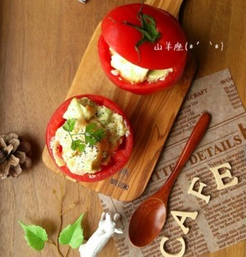 おもてなしにもぴったり おしゃれな トマトファルシ レシピ くらしのアンテナ レシピブログ
