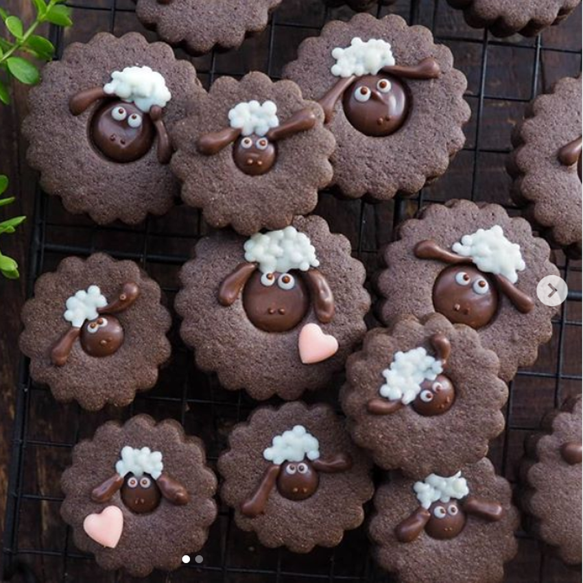 バレンタインの友チョコにも♪ココア生地で作る「#動物クッキー」