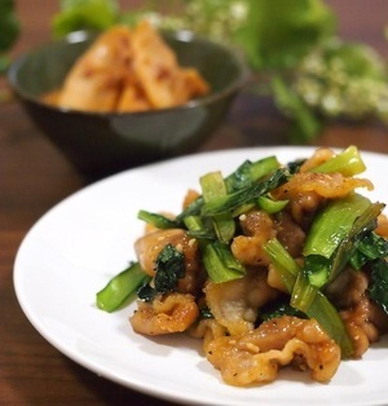 15分以内でぱぱっと作ろう 小松菜 のおかずレシピ くらしのアンテナ レシピブログ