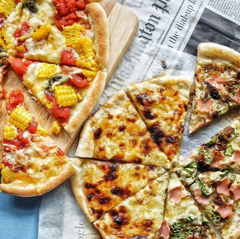 トッピングはお好きな物を 手作りピザ で夏休みランチ くらしのアンテナ レシピブログ