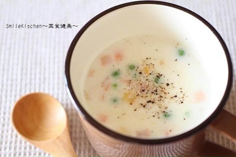 レンジで作れる アツアツ簡単の マグカップスープ レシピ くらしのアンテナ レシピブログ
