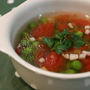 春の風味を味わう♪「グリーンピース×スープ」のおすすめレシピ