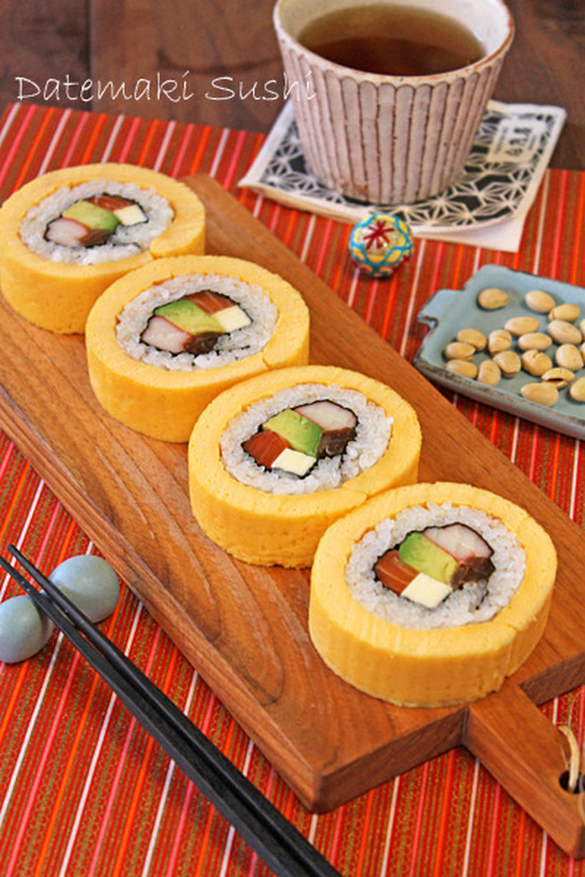 見栄え良し♪お正月に食べたい「伊達巻き寿司」5選