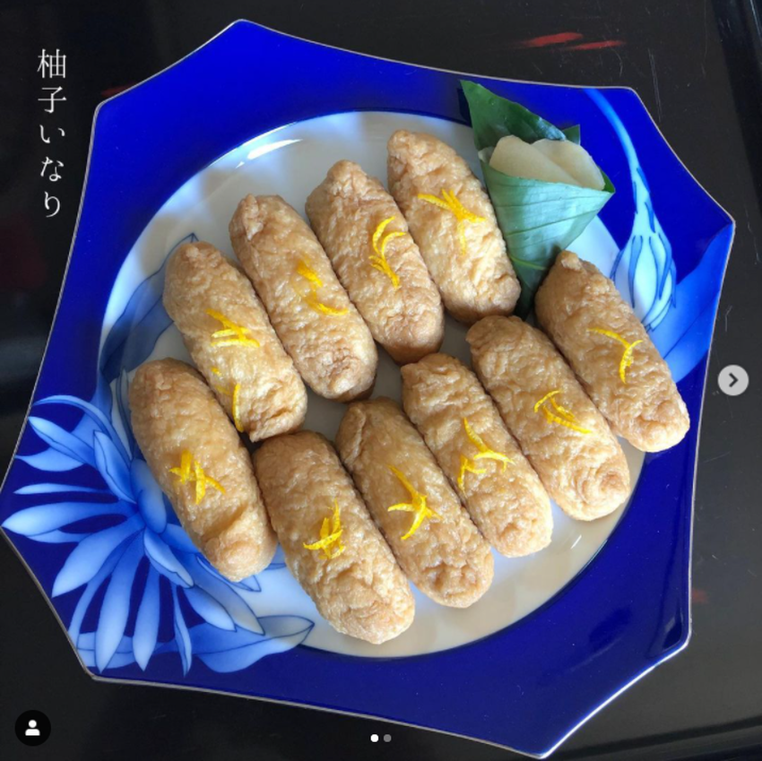爽やかな香りでワンランクアップ!お弁当にもオススメの「#柚子いなり」