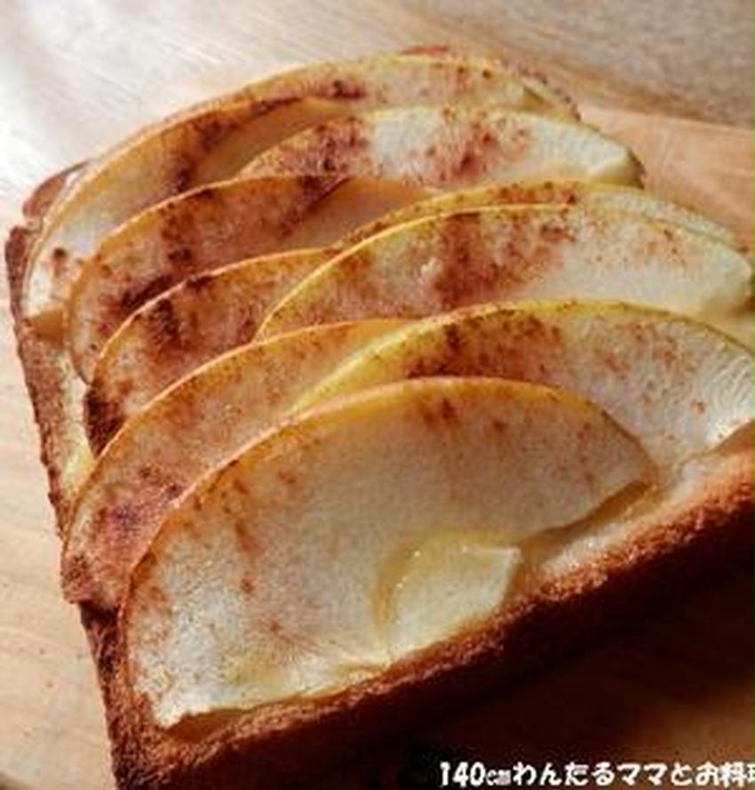 食パンで簡単に♪アップルパイ風トーストでりんごをもっと楽しもう！
