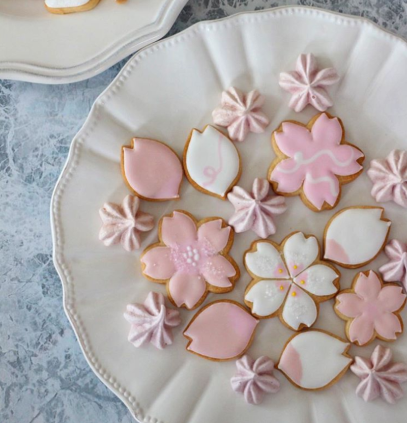 おやつタイムに咲き誇る ピンクがかわいい 桜クッキー くらしのアンテナ レシピブログ