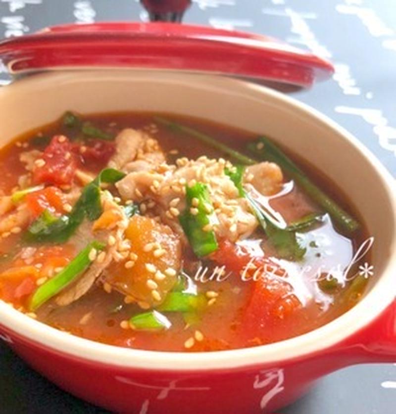 冷える夜に すぐできる 豚肉と野菜のおかずスープ のバリエーション くらしのアンテナ レシピブログ
