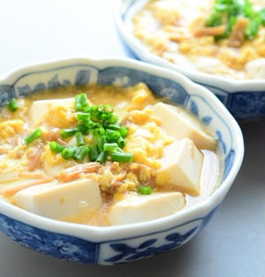 豆腐を使ってボリュームアップ！組み合わせいろいろ「卵とじ」レシピ