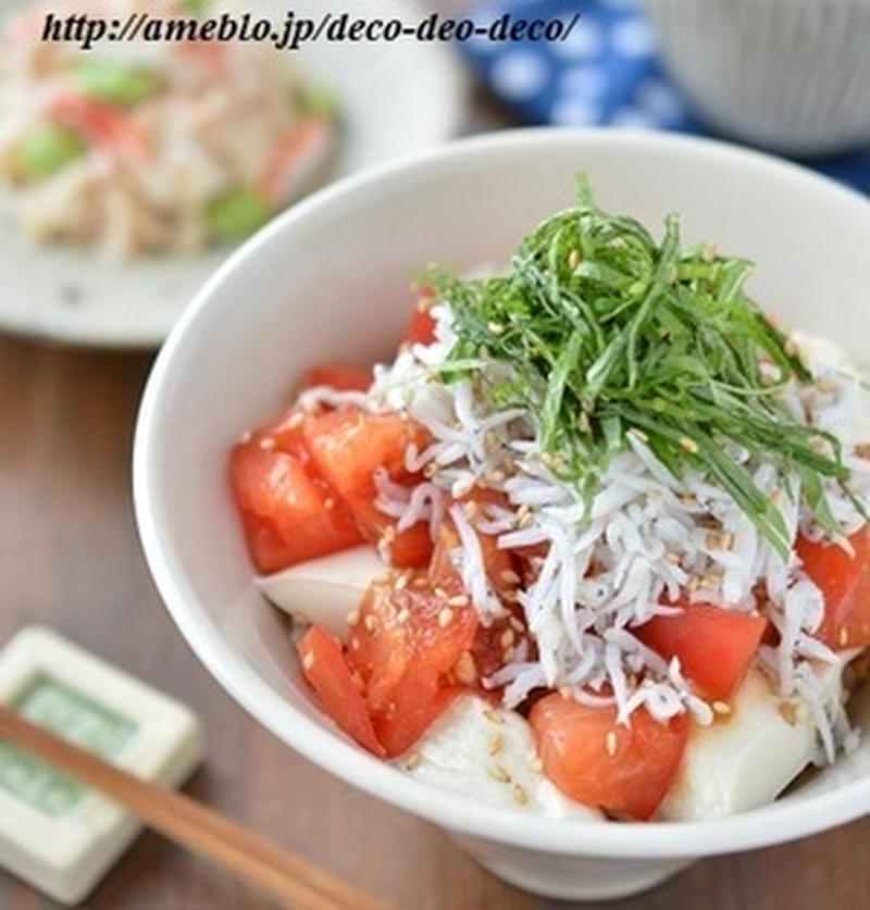 食欲がないときにも さらっと食べられる簡単 トマト丼 がハマる くらしのアンテナ レシピブログ