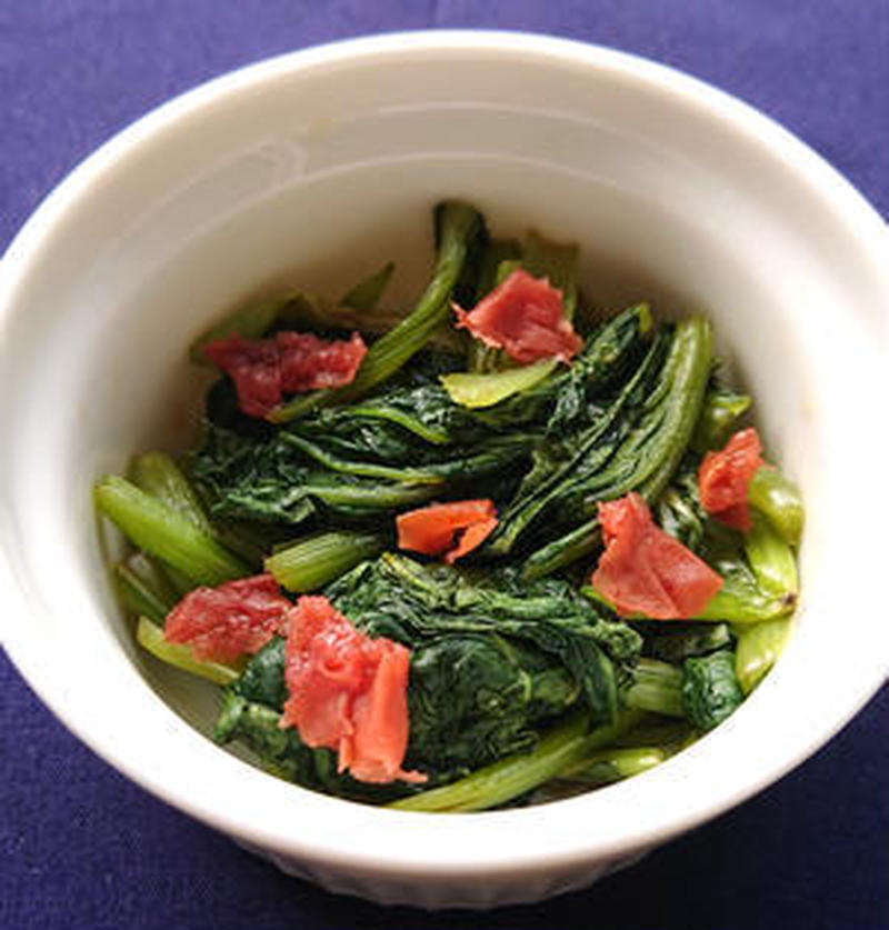 さっぱりだけどごはんに合う 小松菜 梅 のお手軽おかずレシピ くらしのアンテナ レシピブログ
