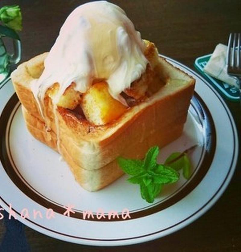 さくさく甘い ハニートースト カフェ風アレンジ くらしのアンテナ レシピブログ