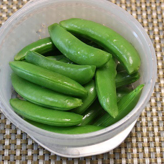クックパドで話題のレシピになりました【レンジで90秒スナップエンドウ蒸し】