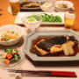 ストウブで『カレイの煮付け』の献立。