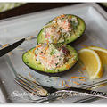 Crab and Shrimp Salad  in Avocado Boats