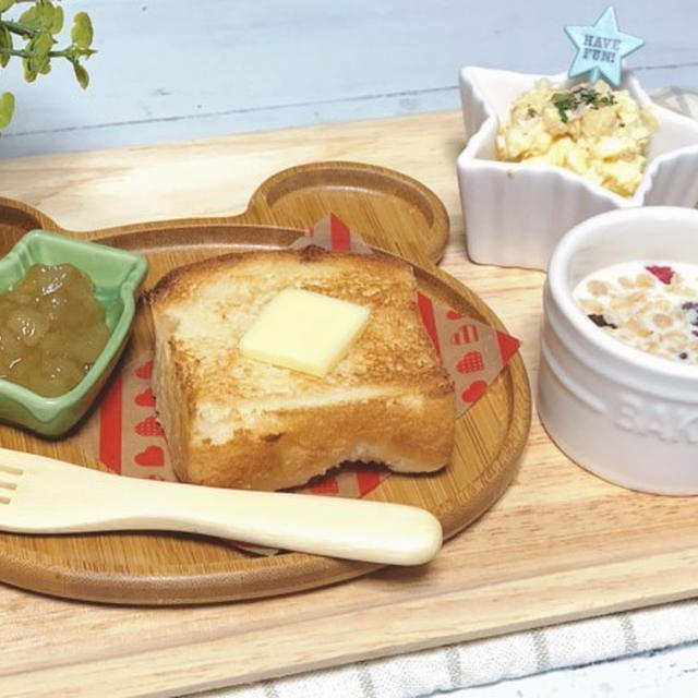 トーストでこどもごはん❤︎