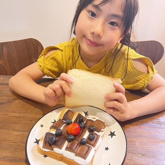ランチはスモアサンドです！！
