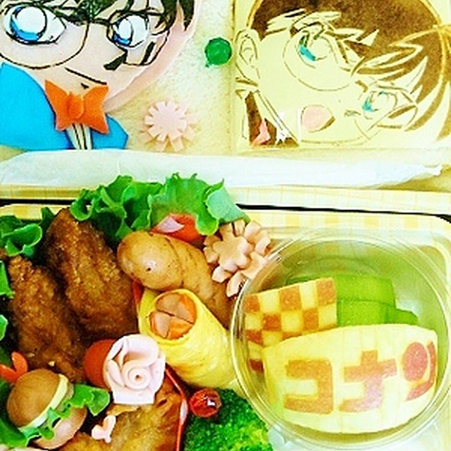 名探偵コナン弁当&プチサーターアンダギー