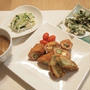 肉巻きと四角豆のフライのお献立