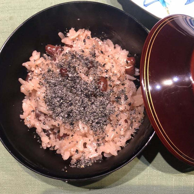 お朔の小豆ご飯