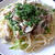 「セロリの葉とツナのパスタ」