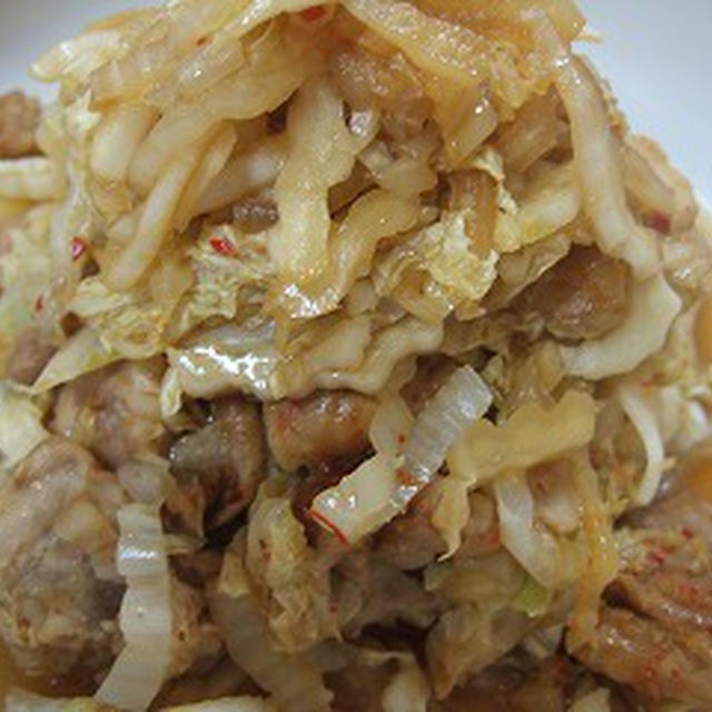 白菜と鶏もも肉のレンジ中華蒸し