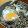 超特急！すきやき丼で晩ご飯(*´艸｀*)