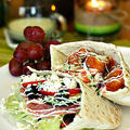 Chicken Strip and Coleslaw Pita Sandwiches