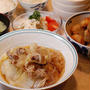 豚と白菜と春雨の煮物定食