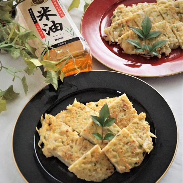 蓮根のチヂミ