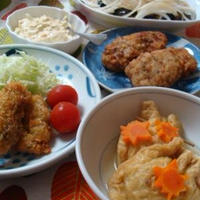 「スピーディーチョッパー」で節約うまレシピ！豆腐入り福袋、豆腐と鶏むね肉のさつま揚げ！！