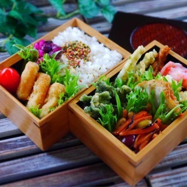 木曜日＊週末も仕事でテンション⤵︎の旦那くん弁当