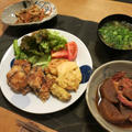 「鯖の竜田揚げ」と炊飯器で「豚バラと大根の煮物」の晩ご飯♪