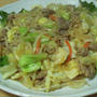 牛肉ニンニクオイスターで野菜炒め