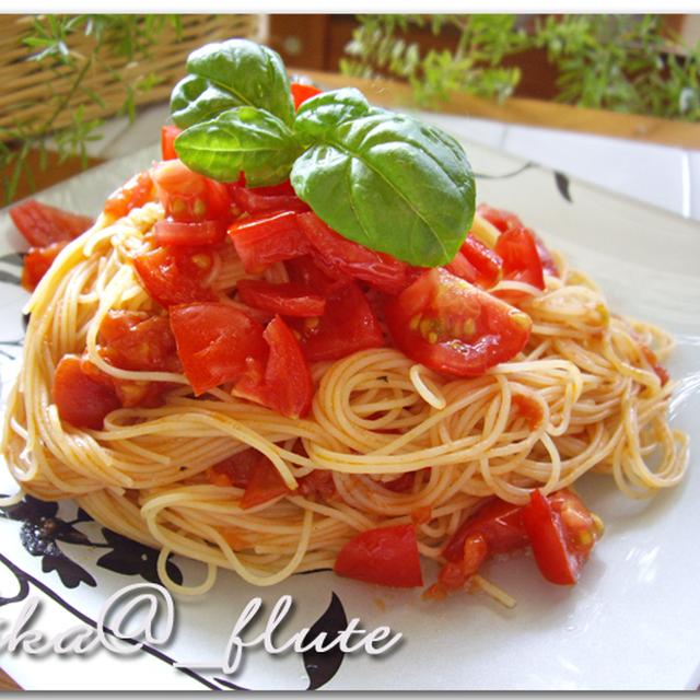 フレッシュトマトの暖かいカッペリーニ By りかりんさん レシピブログ 料理ブログのレシピ満載