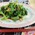 大きな豆苗(Pea Tips)のにんにく炒め、怪し～ビーフジャーキー？