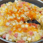 【レシピ】シャキッとほくっと♬長芋とベーコンのガレット♬
