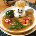 雪だるまデコカレーのレシピとモニター当選♪とビビびっくりなこと！！！&セリア♡好きなモノ by naoguriさん