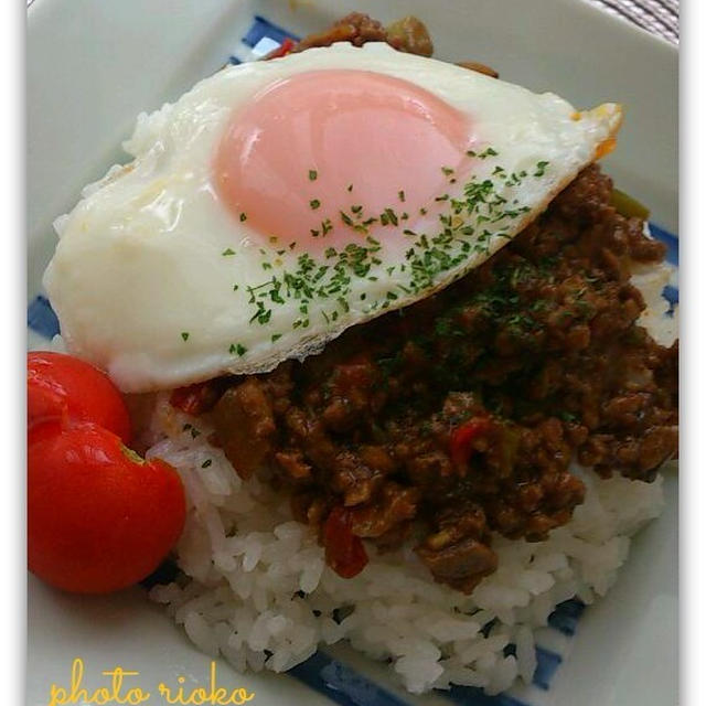 ●お野菜色々、べジキーマカレー●