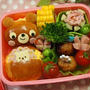 ロールパンで❤くまさん弁当