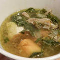 カボチャと白菜と厚揚げのスープ　レシピ
