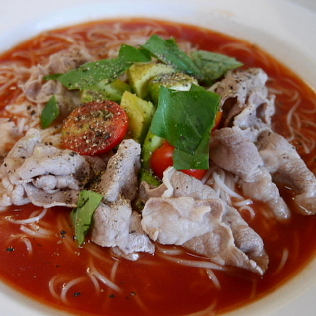イタリアン気分なお素麺