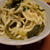 青菜の塩黒酢蒸し♪ぶっかけうどん