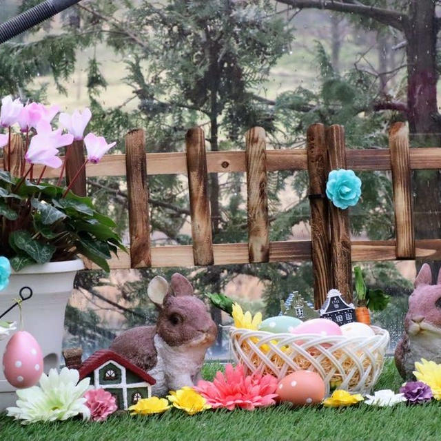 新潟県立植物園③イースターとチューリップとアザレアと。。。