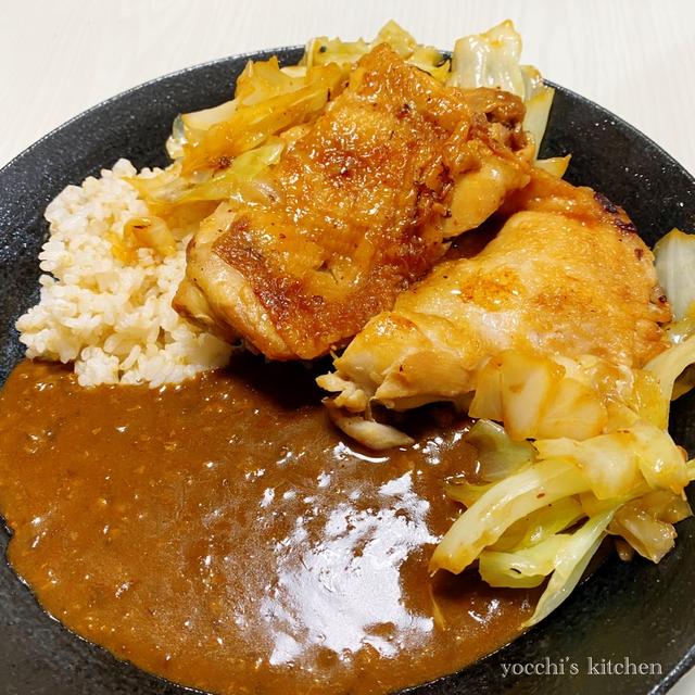 主婦の休日！包丁まな板不使用！カレーのキャベツチキン